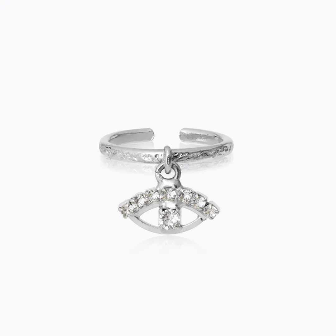 Caroline Svedbom Petite Greek Eye Ring/Crystal Fashion