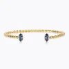 Caroline Svedbom Petite Navette Bracelet Denim Blue Discount
