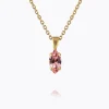 Caroline Svedbom Petite Navette Necklace Light Rose Store