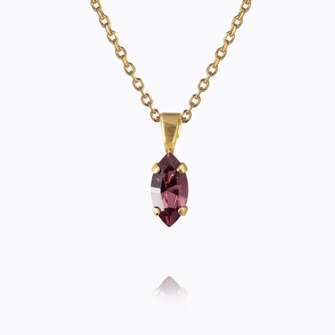 Caroline Svedbom Petite Navette Necklace Iris New