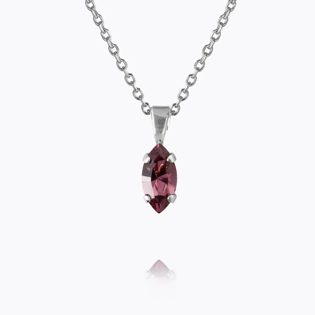 Caroline Svedbom Petite Navette Necklace Iris New