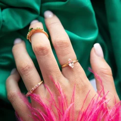 Caroline Svedbom Petite Navette Ring/Crystal Best