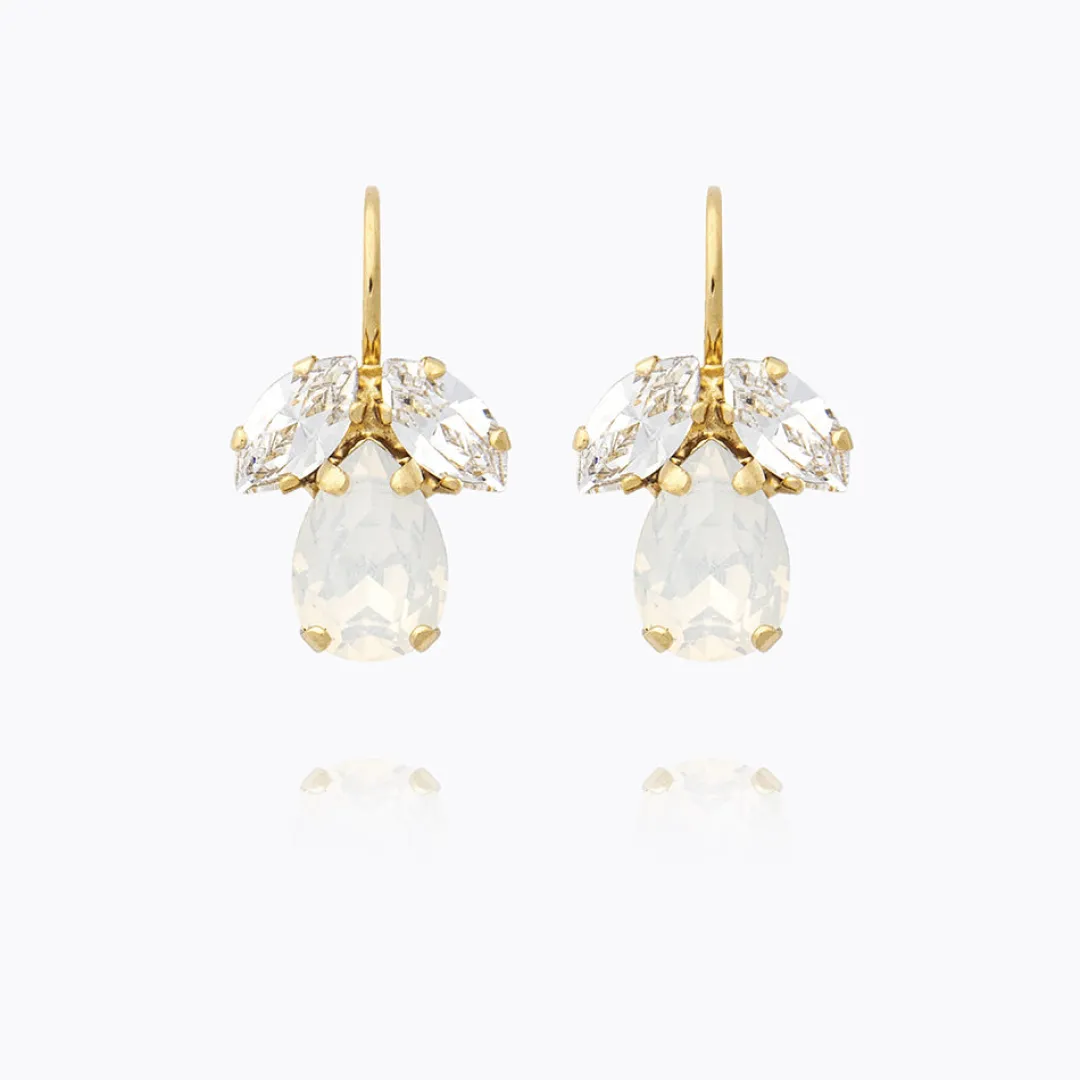 Caroline Svedbom Petite Timo/White Opal/Crystal White Opal + Crystal New