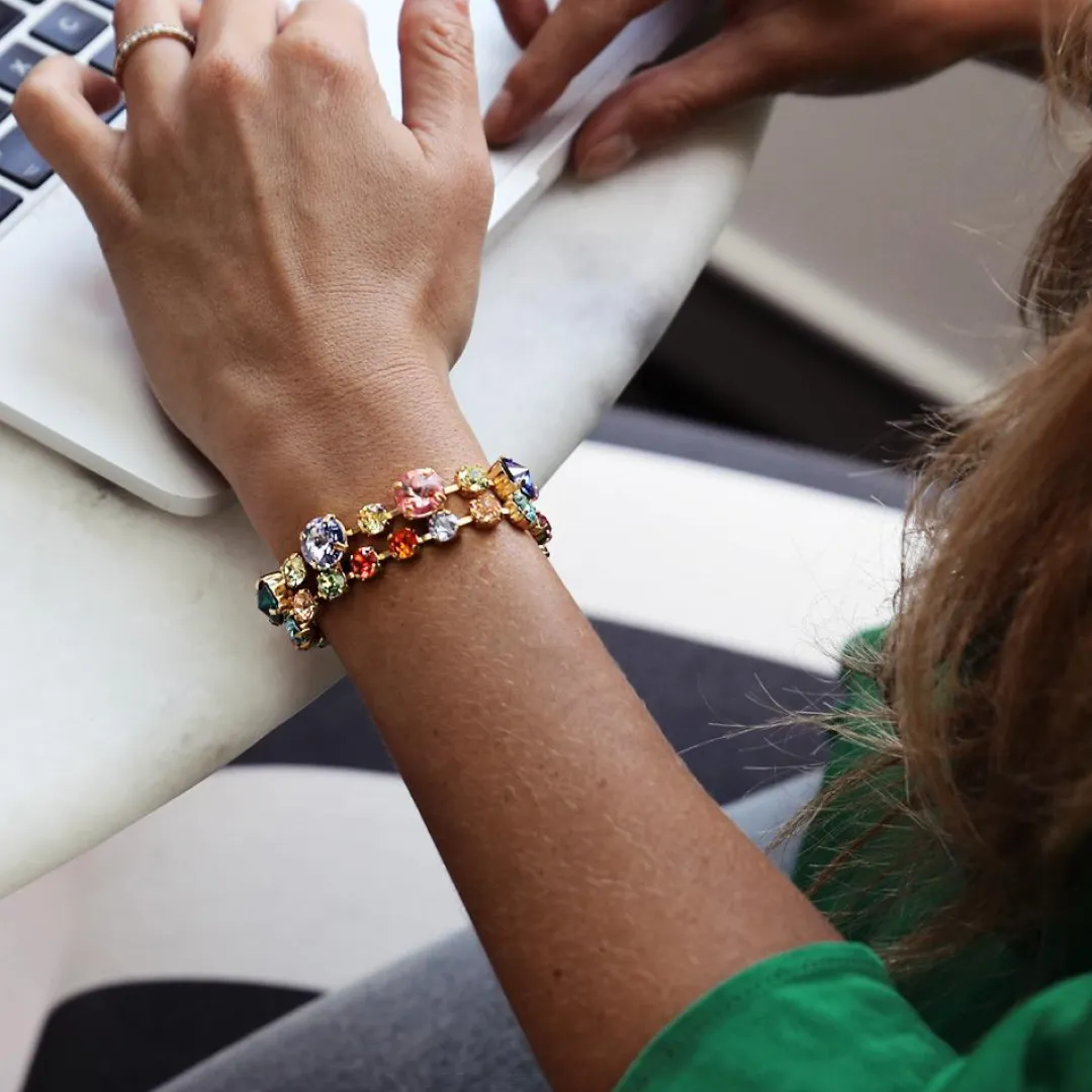 Caroline Svedbom Pomona Bracelet Rainbow Combo Hot