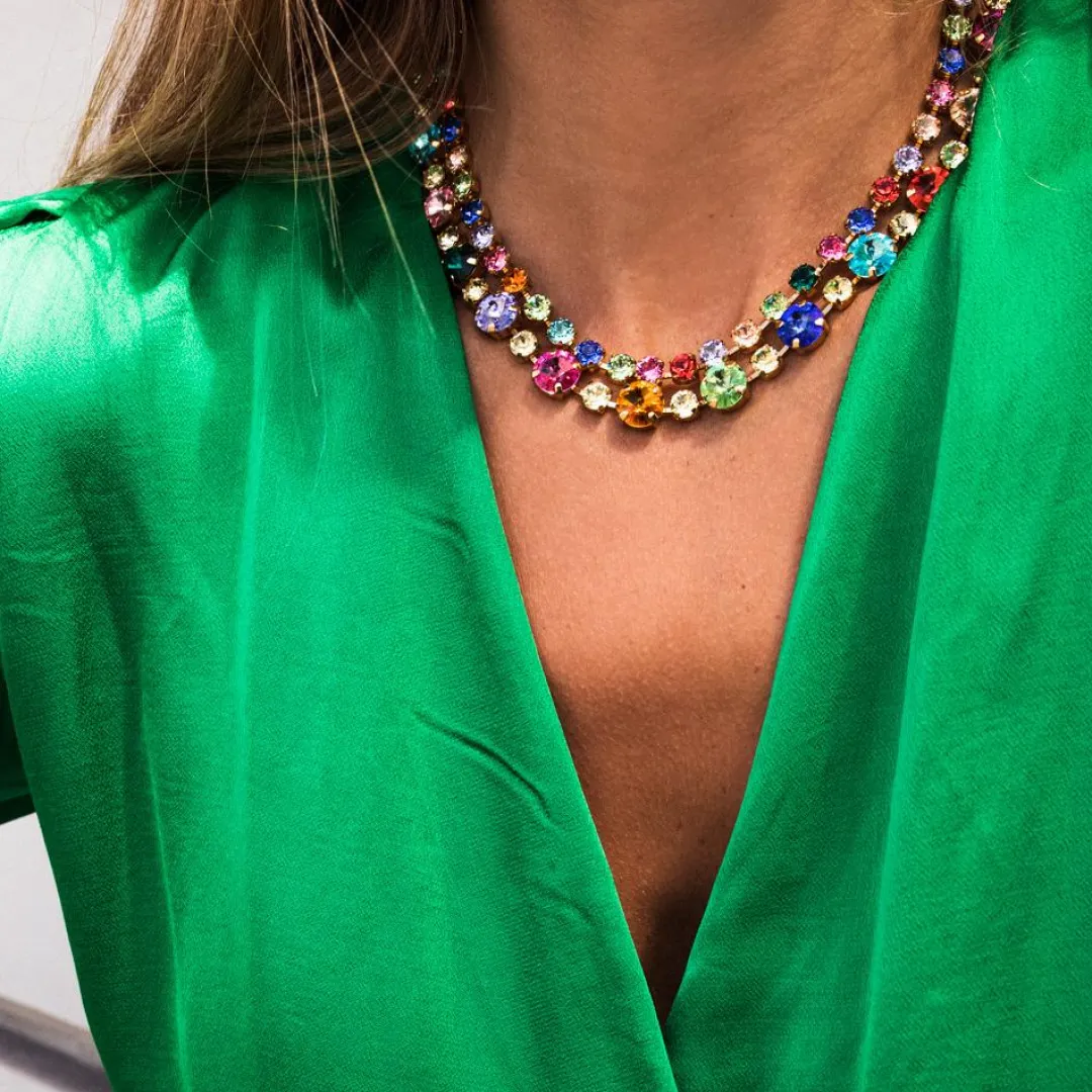 Caroline Svedbom Pomona Necklace Rainbow Combo Cheap