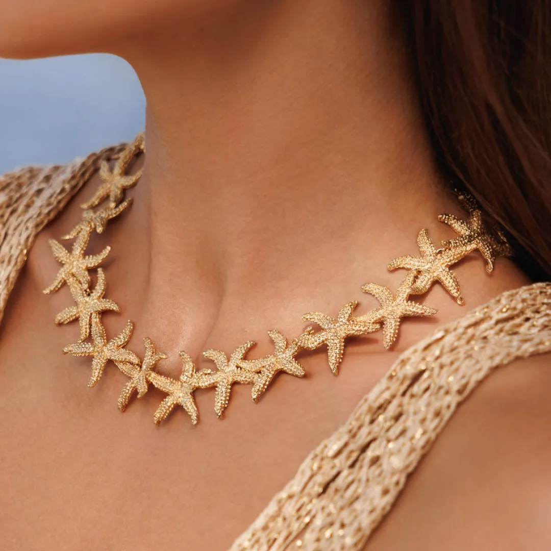 Caroline Svedbom Sea Star Statement Necklace Best