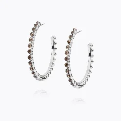 Caroline Svedbom Siri Large Earrings Black Diamond Shop