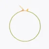 Caroline Svedbom Siri Necklace/Peridot Hot