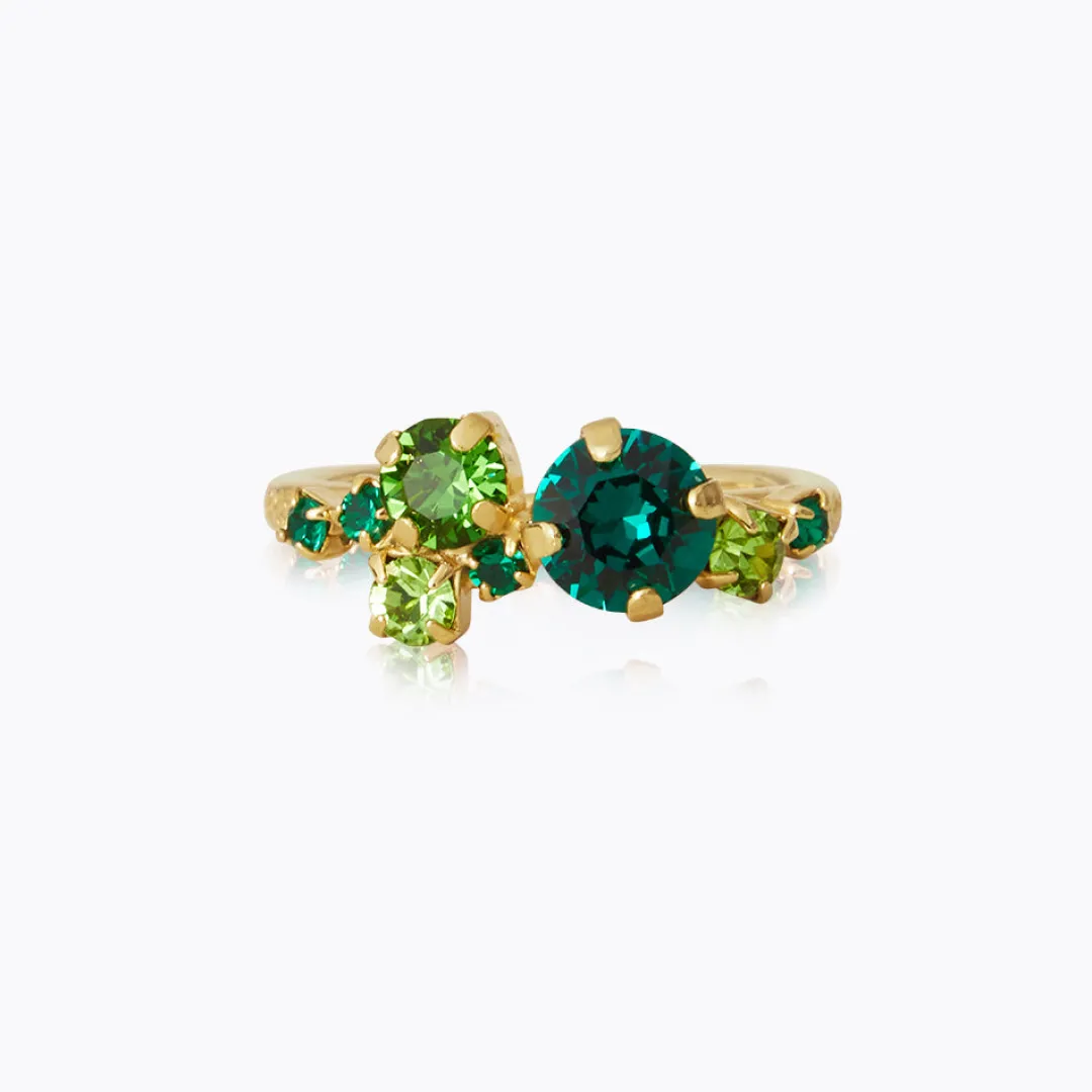 Caroline Svedbom Stardust Ring Green Combo Flash Sale