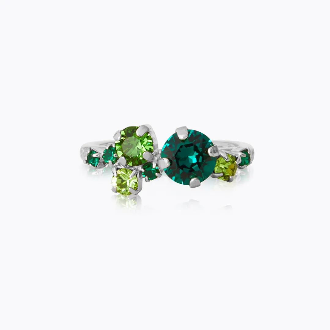 Caroline Svedbom Stardust Ring Green Combo Flash Sale