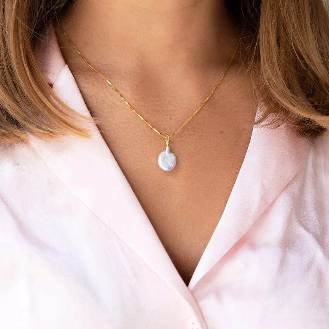 Caroline Svedbom Thea Necklace/Pearl Discount