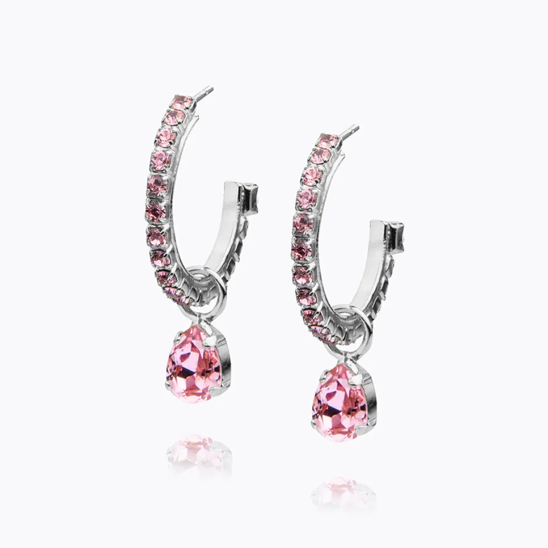 Caroline Svedbom Tracy Loop Earrings Light Rose Sale