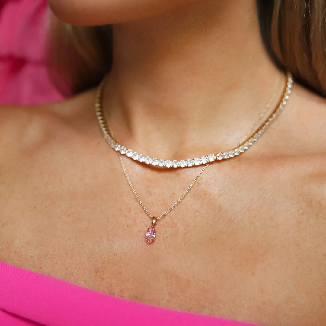 Caroline Svedbom Zara Necklace/Crystal Online